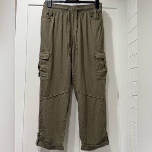 Happily Grey Olive Cargo‎ Pants